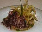 Pulpo a la Brasa con salsa Gastrique de Naranja - Restaurante Telero Gandia